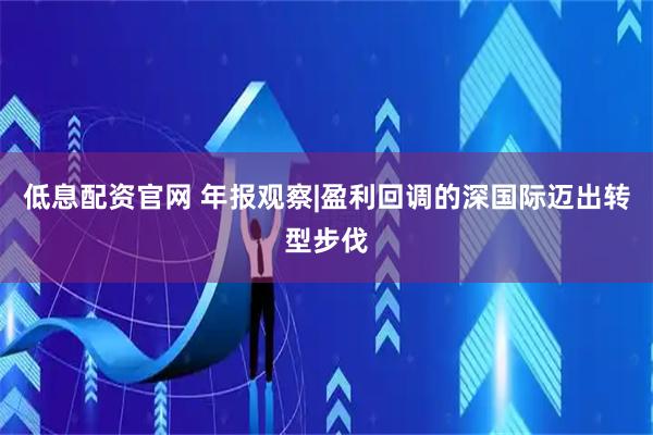 低息配资官网 年报观察|盈利回调的深国际迈出转型步伐
